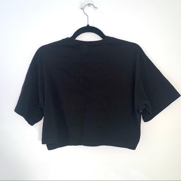 H&M Black Crop T-shirt 🌵 - Picture 3 of 3
